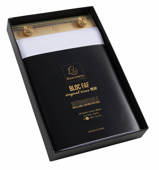 FAF Pad - Fabrique en France Brass Desk Pad 4 x 6.25 with Dot Grid Paper