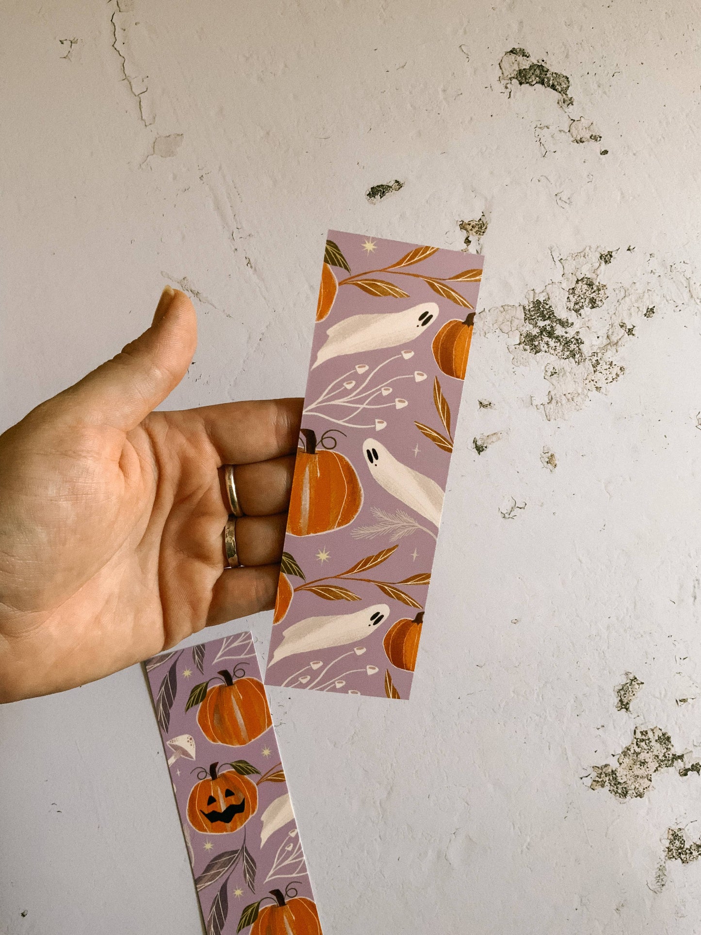 👻 Ghosts & Pumpkins Bookmark