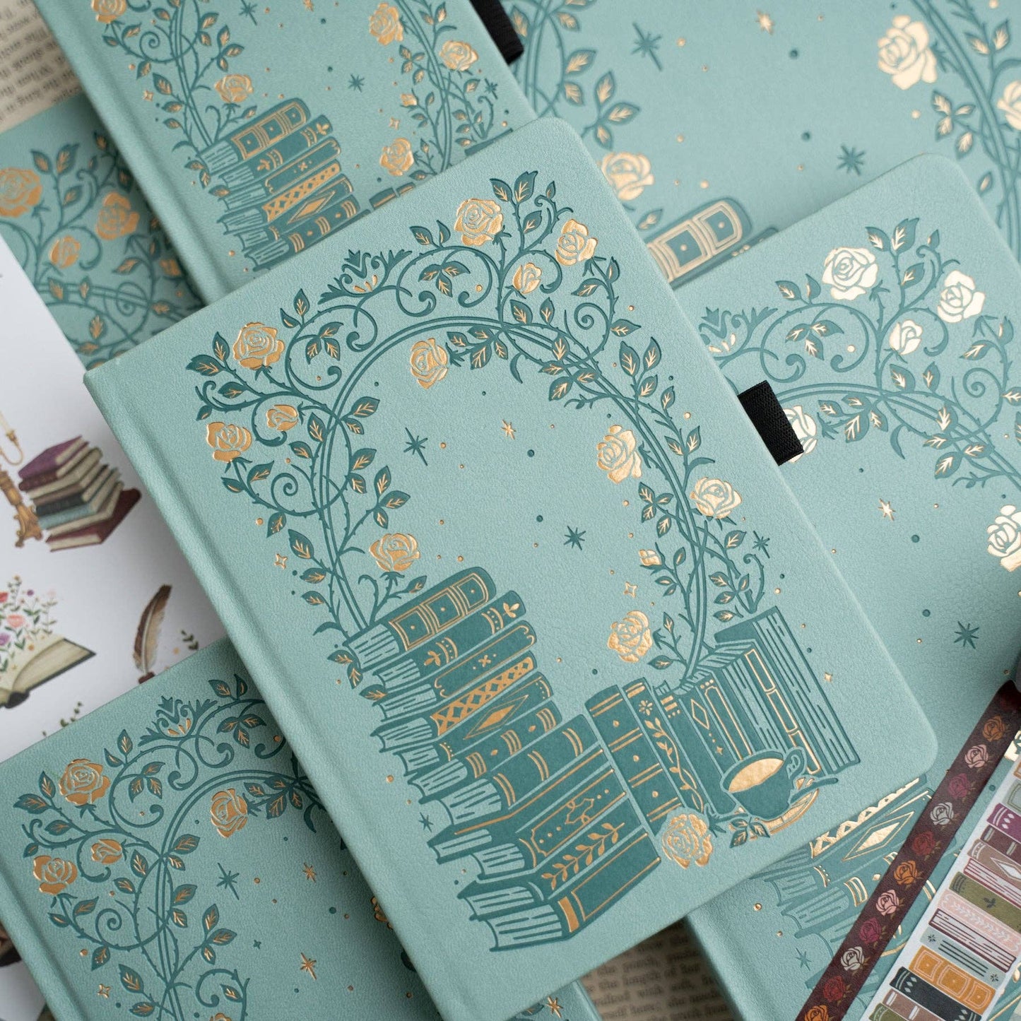 A5 Reading Journal: Books of Beauty
