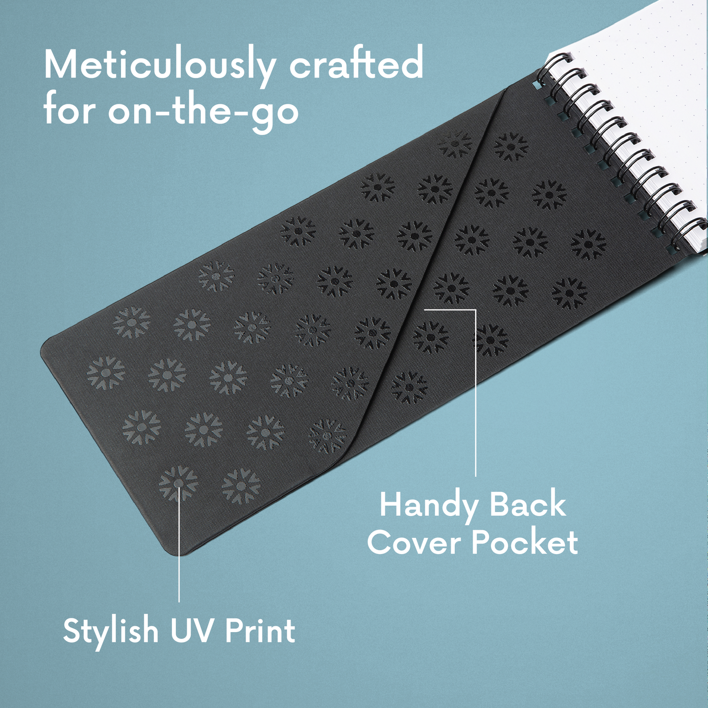 Reporter's Notebook Dot Grid (Pack of 2) 8.25"x3.75"