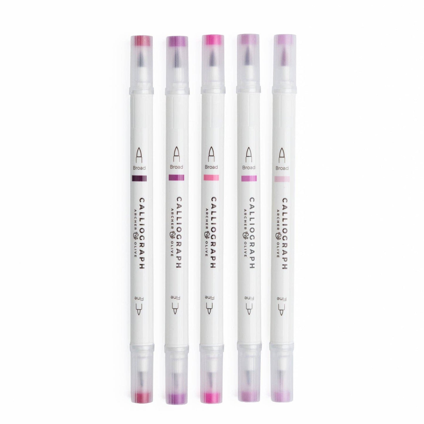Fuchsia Hues Sets of 5: Calliograph