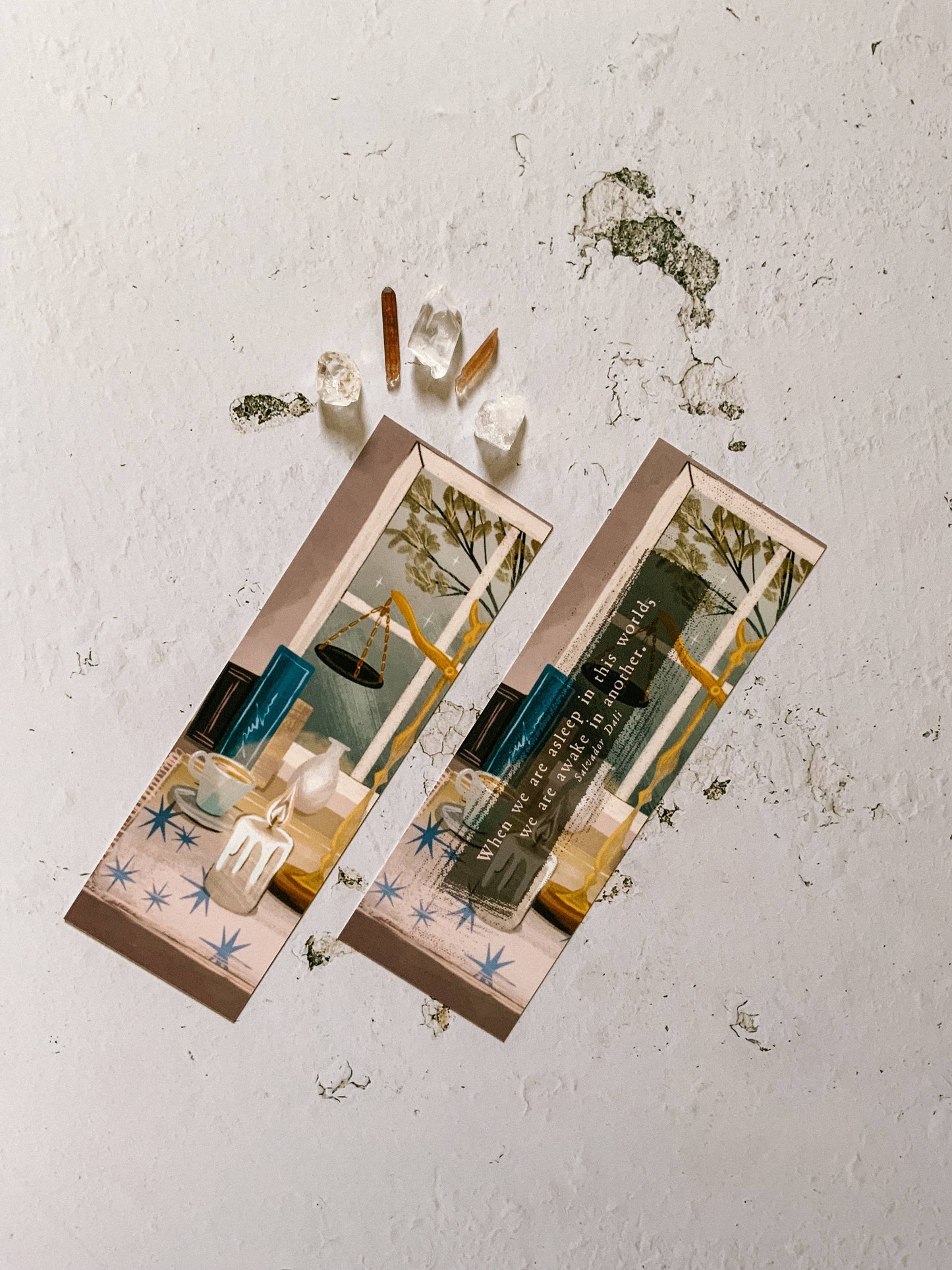 Literary Quote Bookmark - Asleep in this World