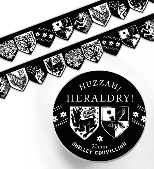 Huzzah Heraldry Medieval Banner Washi Tape