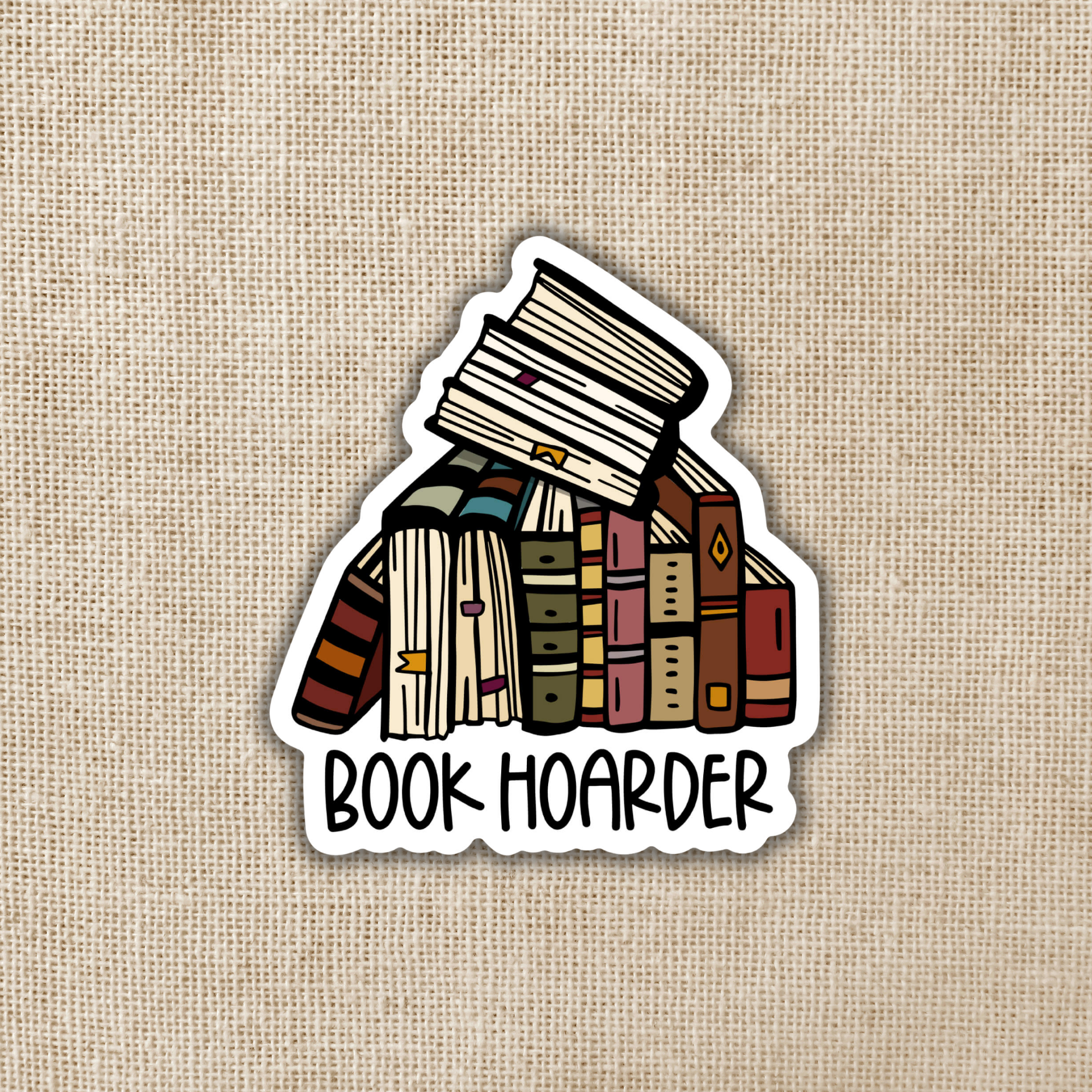Book Hoarder Sticker – Lakeside Journals