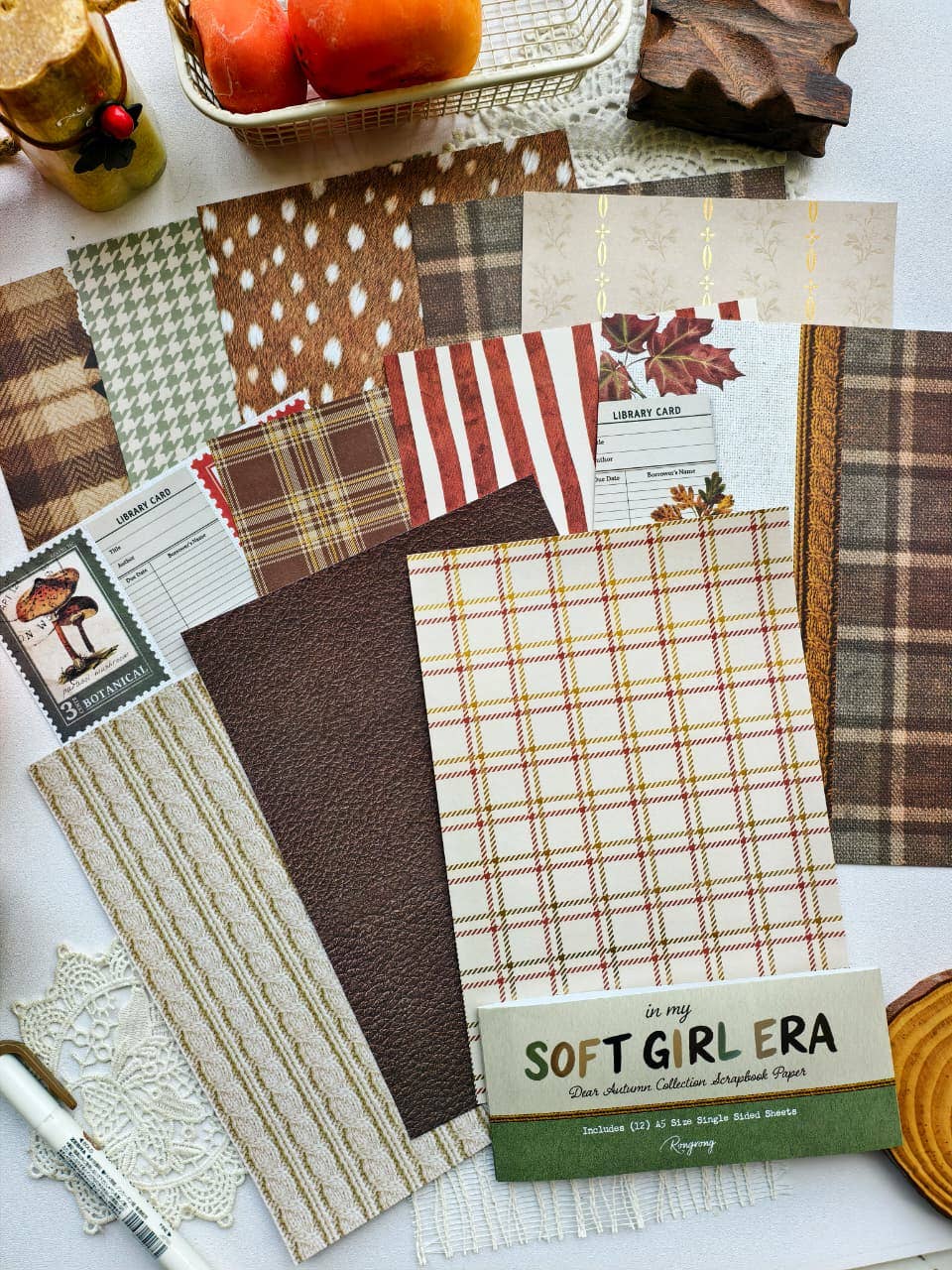 Dear Autumn Scrapbooking Paper