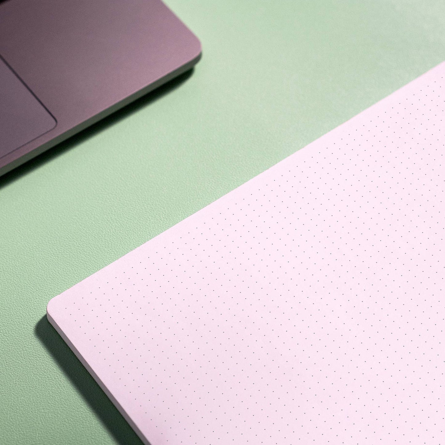 Dot Grid Desk Notepad 2 Pack | Minimalist Dotted Memo Pads: 8.5" x 5.5"