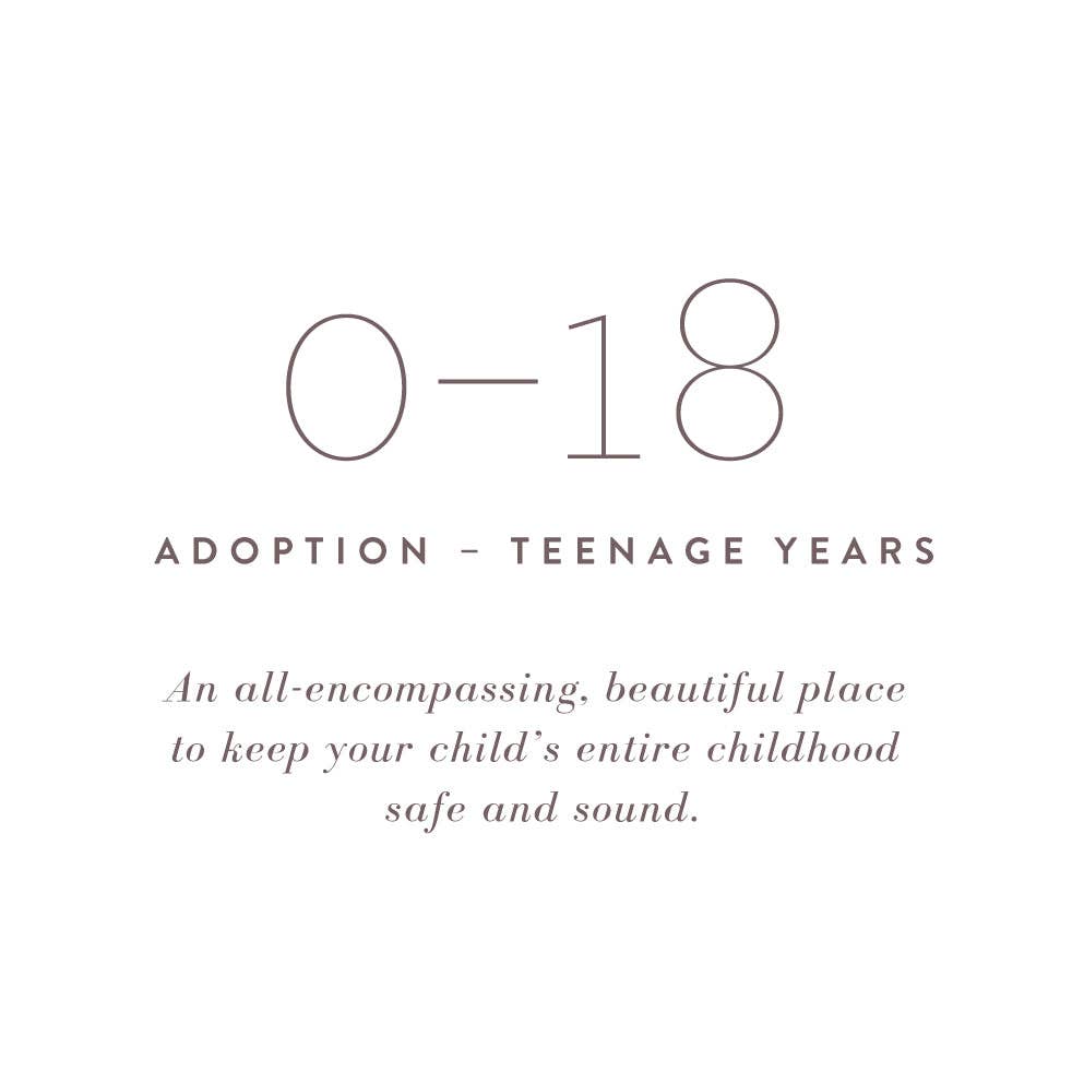 A Complete Childhood History - Adoption Keepsake Journal: Grey Linen