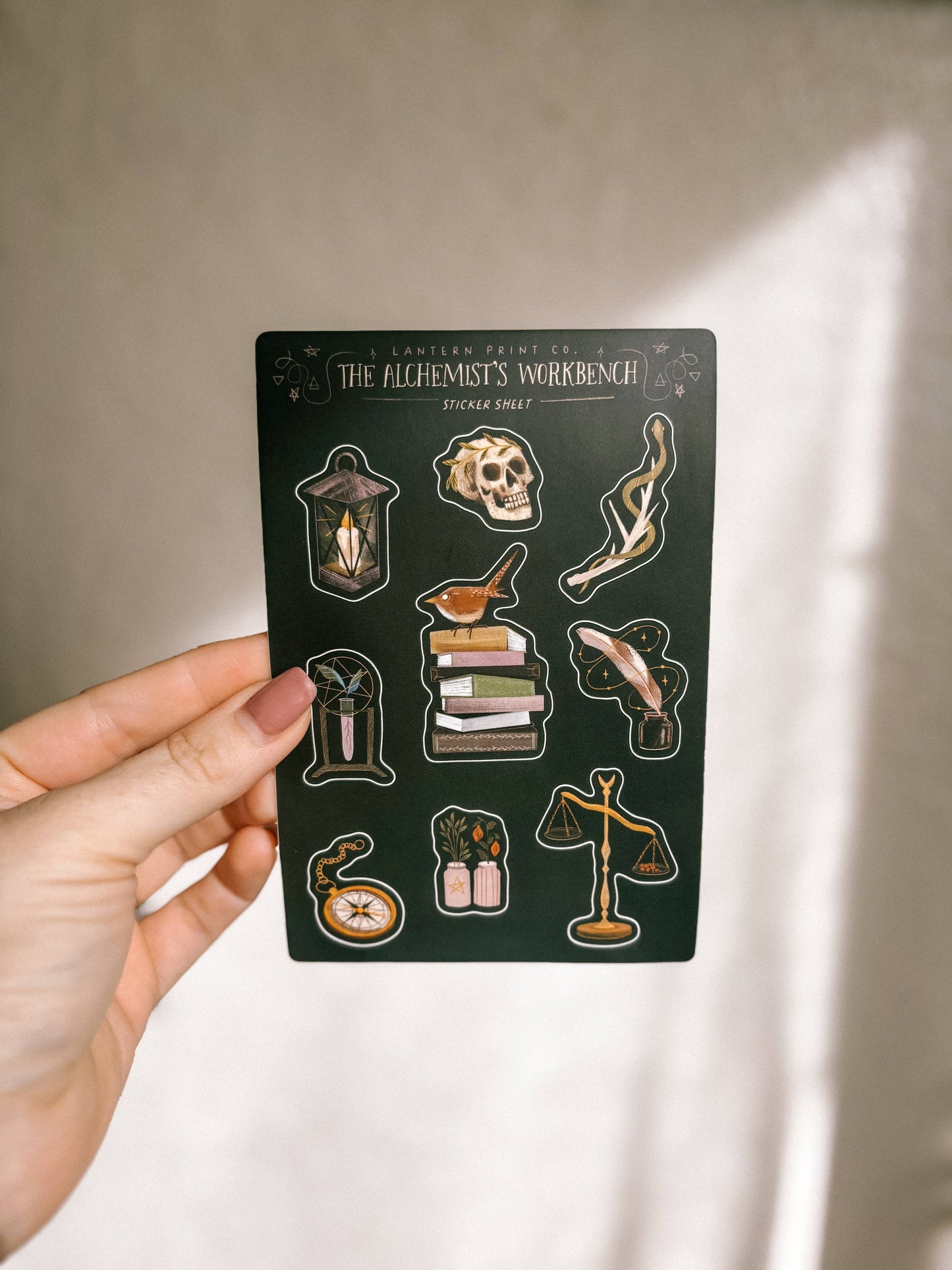 ⚗️ The Alchemist’s Workbench Sticker Sheet, 4x6 matte