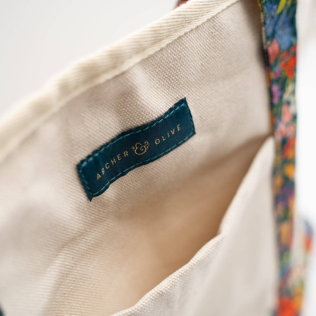 Meadow & Vine Canvas Tote