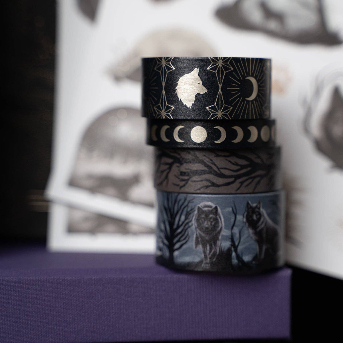 Wolf in the Night | Washi Tape