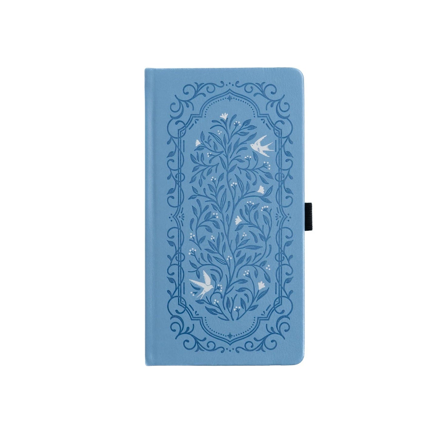 Songbird In Blue Dot Grid Notebook - A5