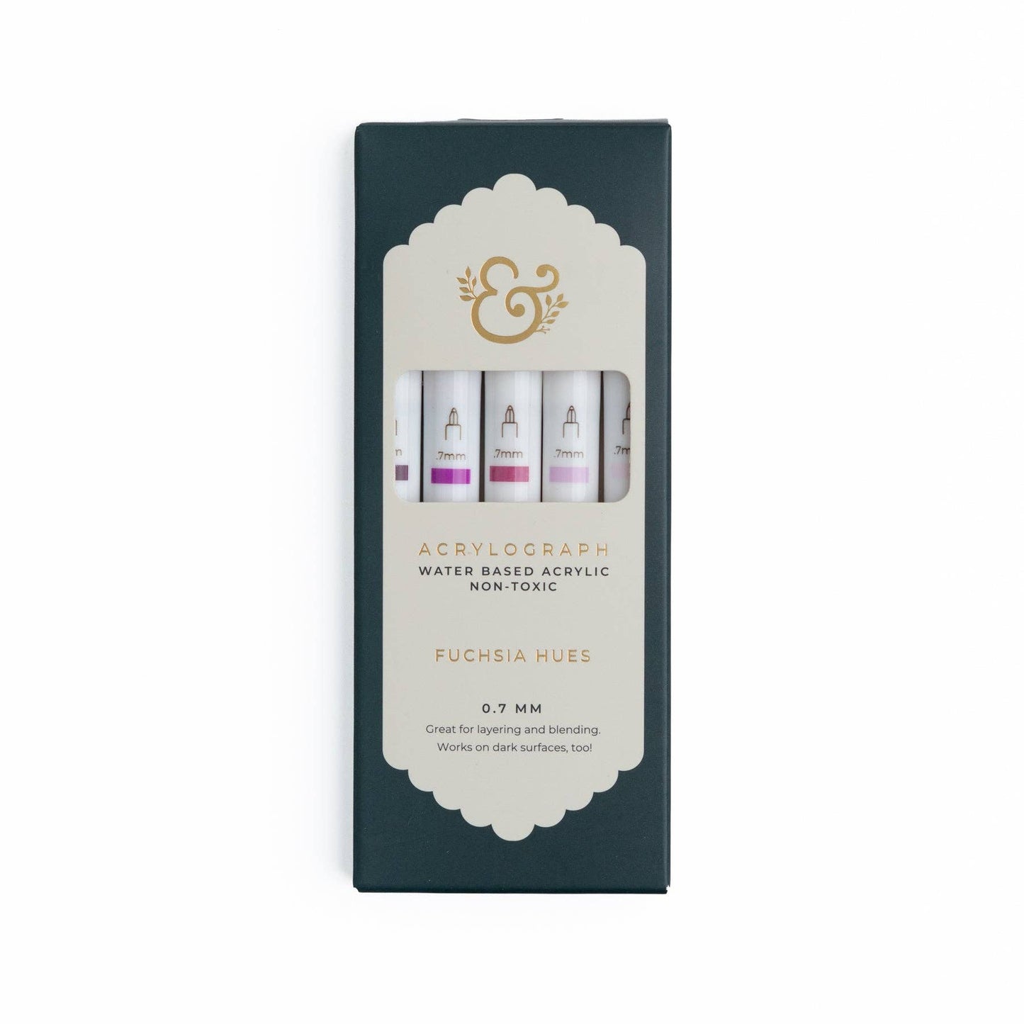 Fuchsia Hues Sets of 5: Calliograph