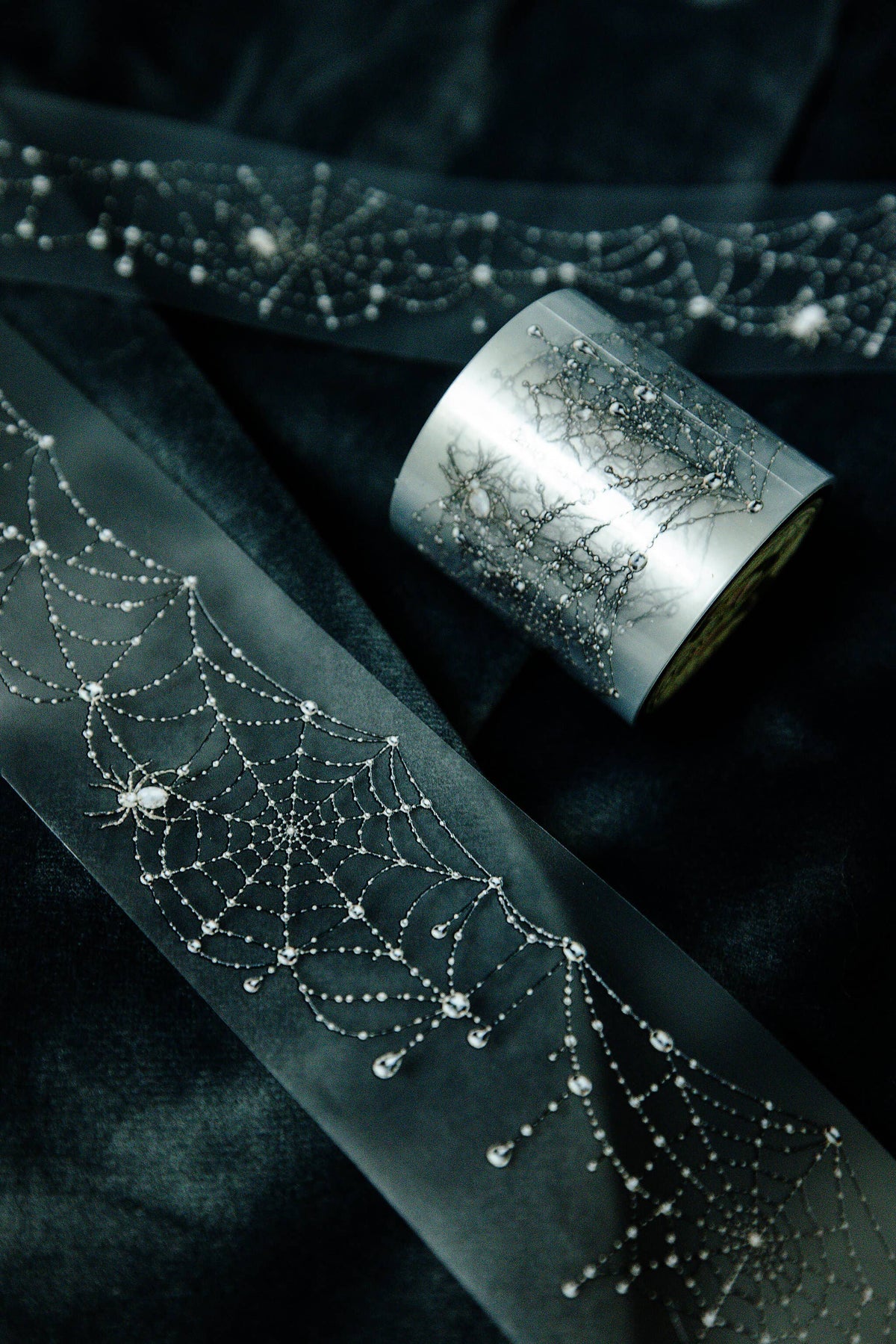 Jeweled Spiderweb Transparent Tape
