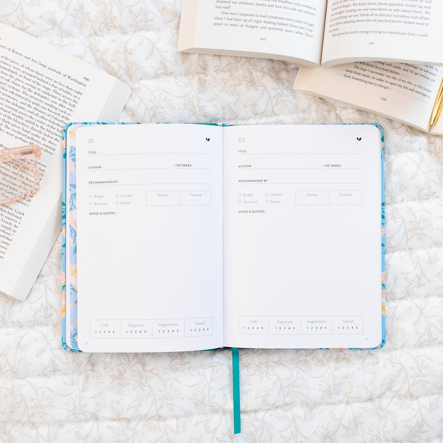 Cultivated Reading Journal - Perennial Blooms